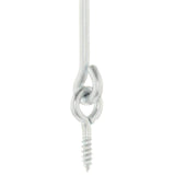 Everbilt 4 in. Zinc-Plated Hook and Eye (2-Pack)