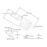 Everbilt Black Slide Bolt, Steel, 6 in. Arm Length