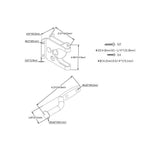 Everbilt Black Stainless Steel Gate Latch, Self-Latching, Padlock Compatible