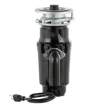 Everbilt 1/2 HP Standard Continuous Feed Garbage Disposal with Stainless Steel Sink Flange and Attached Power Cord