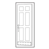 Everbilt 10 in. x 34 in. Stainless Steel Kick Plate