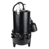 Everbilt 3/4 HP Sewage Ejector Pump, Cast Iron, 2 in. Solids Handling