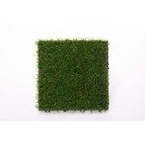 MI Eternally Turf 1 ft. x 1 ft. Interlocking Loose Lay PVC Deck Tiles in Evergreen Grass (10 Tiles Per Case)