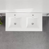 Eviva Lugano 48 in. W x 19 in. D x 36 in. H Double Bath Vanity in Cement Gray with White Acrylic Top and Integrated Sinks