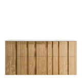 Eviva Lumber 44 in. W Solid Wood Floating Bathroom Vanity in Oak with White Solid Surface Top and Integrated White Sink