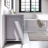 Eviva Artemis 72 in. W x 22 in. D x 34 in. H Double Bath Vanity in Gray with White Quartz Top and White Undermount Sinks