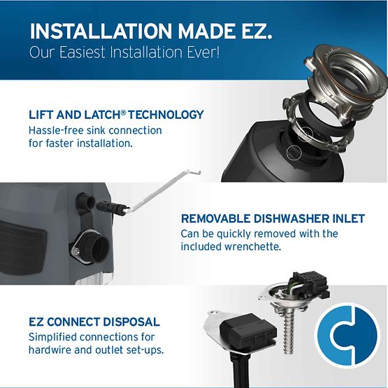 InSinkErator Evolution 1.0 HP Continuous-Feed Garbage Disposal with SoundSeal Noise Insulation