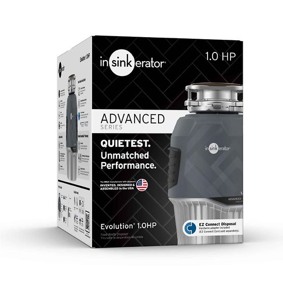 InSinkErator Evolution 1.0 HP Continuous-Feed Garbage Disposal with SoundSeal Noise Insulation