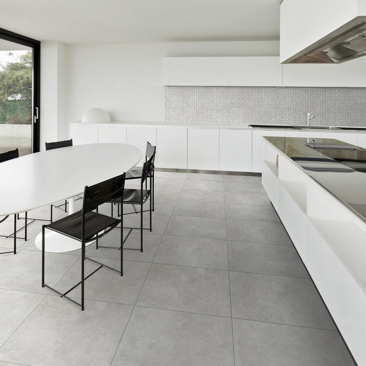 Marbella Perla Gray 24x24 Matte Porcelain Tile - Lux Tile
