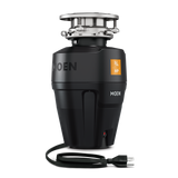 MOEN Host Series 3/4 HP Continuous Feed Space-Saving Garbage Disposal with Sound Reduction and Universal Mount, EX75C