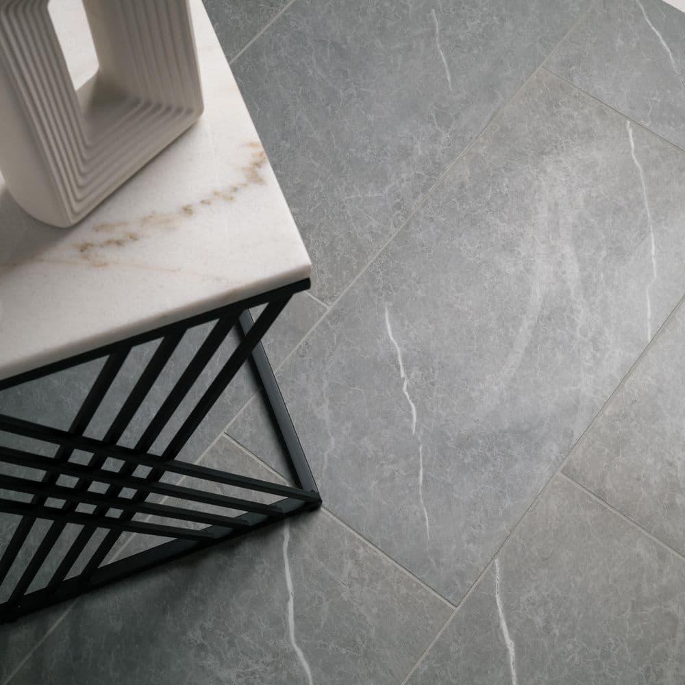 Exeter 12 in. x 24 in. Matte Porcelain Stone Look Floor and Wall Tile (14 sq. ft./Case)