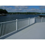 EZ Handrail 6 ft. x 42 in. Textured Black Aluminum Baluster Railing Kit