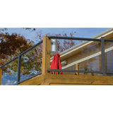 EZ Handrail Textured Black Aluminum Pivot Bracket Kit