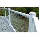 EZ Handrail Textured Black Aluminum Pivot Bracket Kit