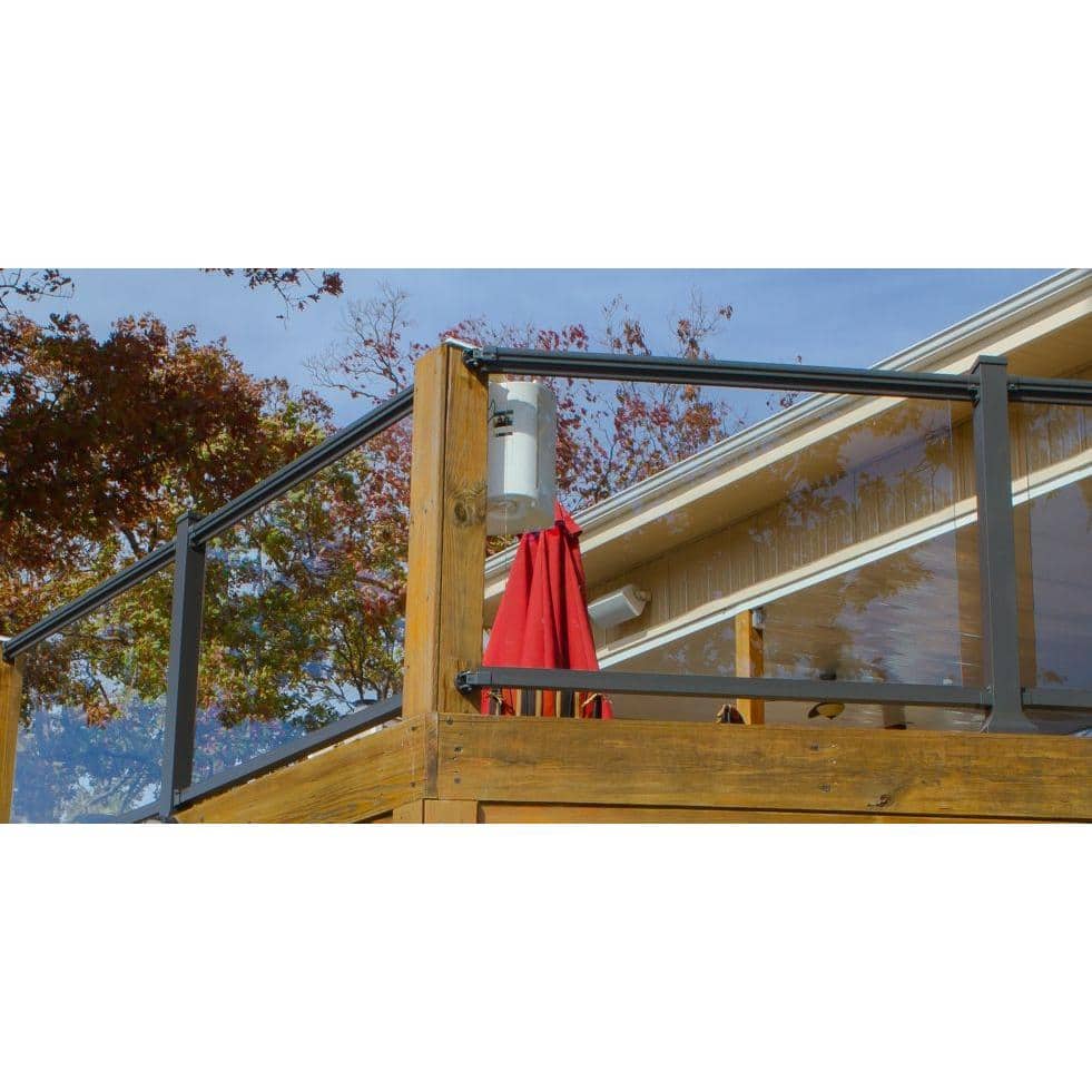 EZ Handrail White Aluminum Pivot Bracket Kit