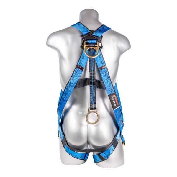 Kapture 3 Point Essential Full Body Harness - Dorsal D-Ring with 18" Ext O-Ring - Pull Thru Legs - All Sizes image 3