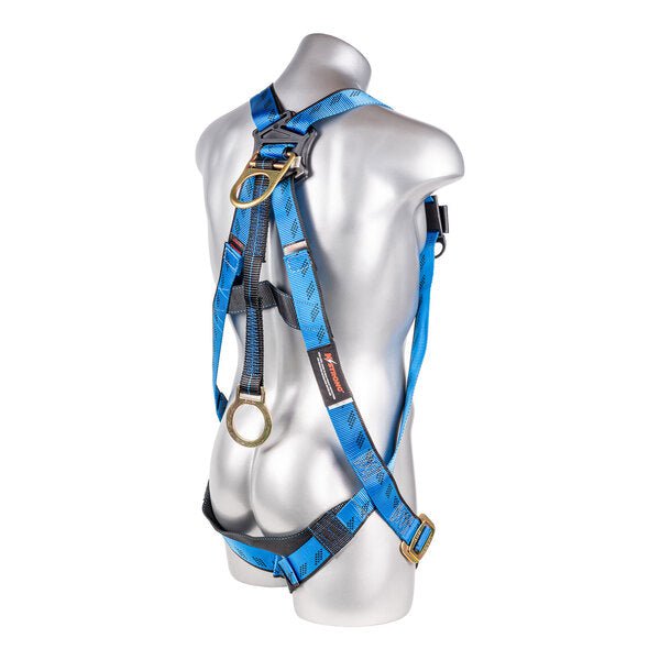 Kapture 3 Point Essential Full Body Harness - Dorsal D-Ring with 18" Ext O-Ring - Pull Thru Legs - All Sizes image 4