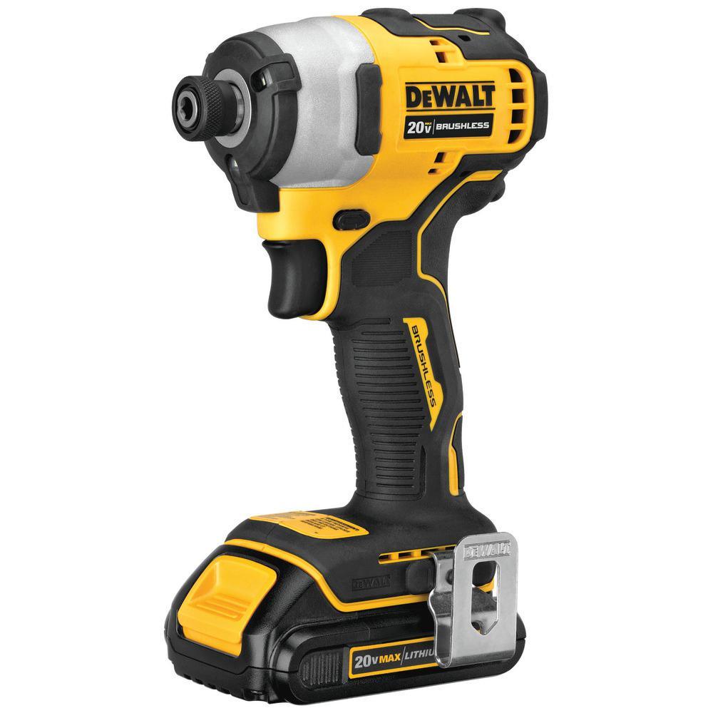 ATOMIC 20-Volt MAX Cordless Brushless Compact Drill/Impact Combo Kit (2-Tool) with Mechanical Tool Set (142-Piece) - Super Arbor