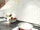 Art3d 10-Sheet Peel and Stick Tile Backsplash for Kitchen in Subway Design 12