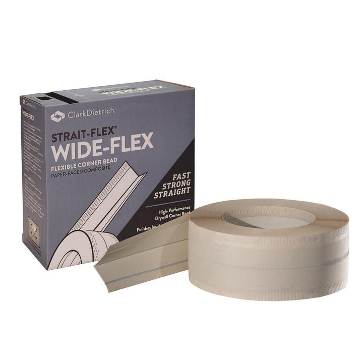 4 in. x 100 ft. Wide-Flex Flexible Paper Corner Bead (Case of 7) - Super Arbor