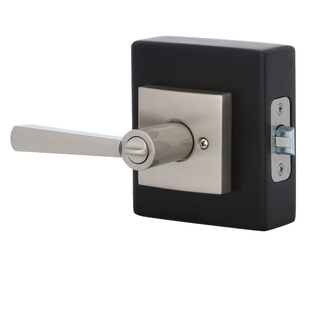 Prestige Spyglass Satin Nickel Bed/Bath Door Lever - Super Arbor