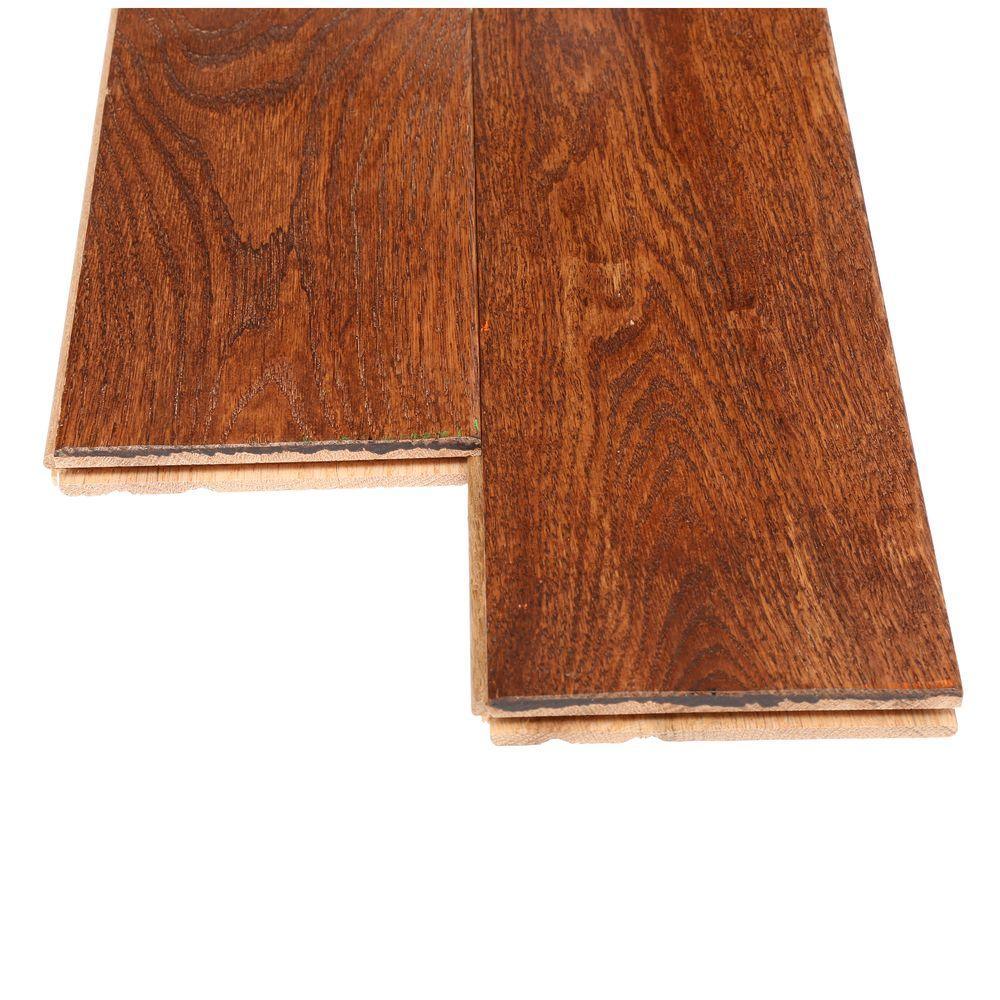 Bruce American Vintage Scraped Fall Classic 3/4 in. T x 5 in. W x Varying L Solid Hardwood Flooring (23.5 sq. ft. / case) - Super Arbor