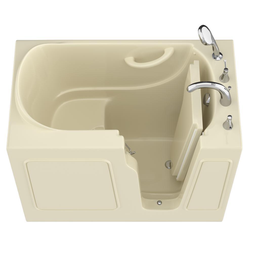 HD Series 26 in. x 46 in. Right Drain Quick Fill Walk-In Soaking Bathtub in White - Super Arbor