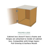 35 mm 110-Degree Full Overlay Soft Close Cabinet Hinge (1-Pair)