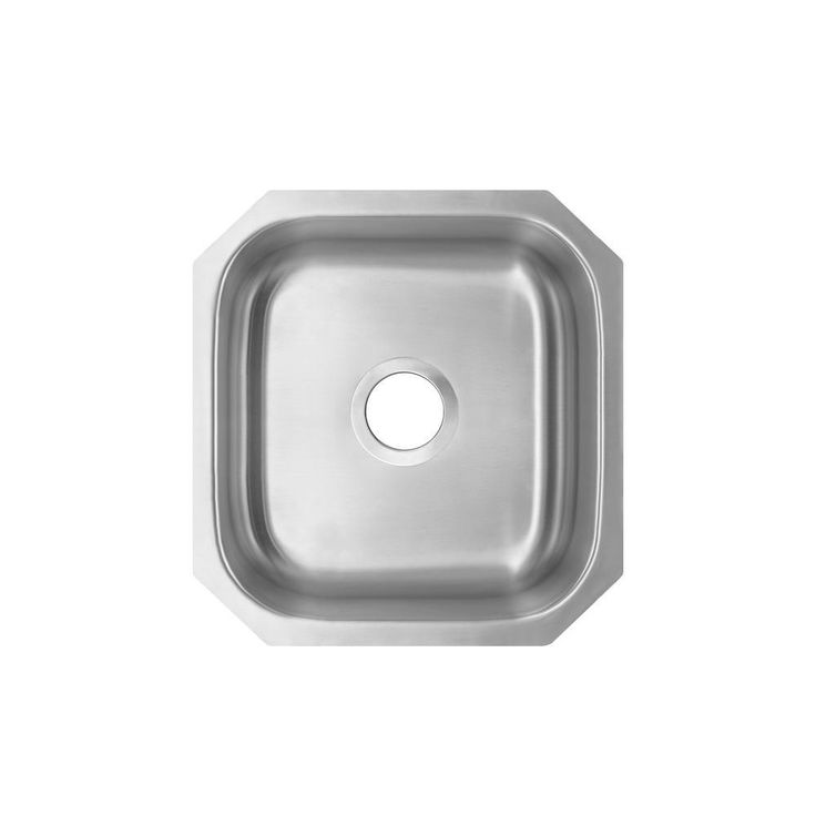 Undermount 16 in. 18-Gauge Stainless Steel Bar Sink in Brushed Stainless with Arc Kitchen Faucet
