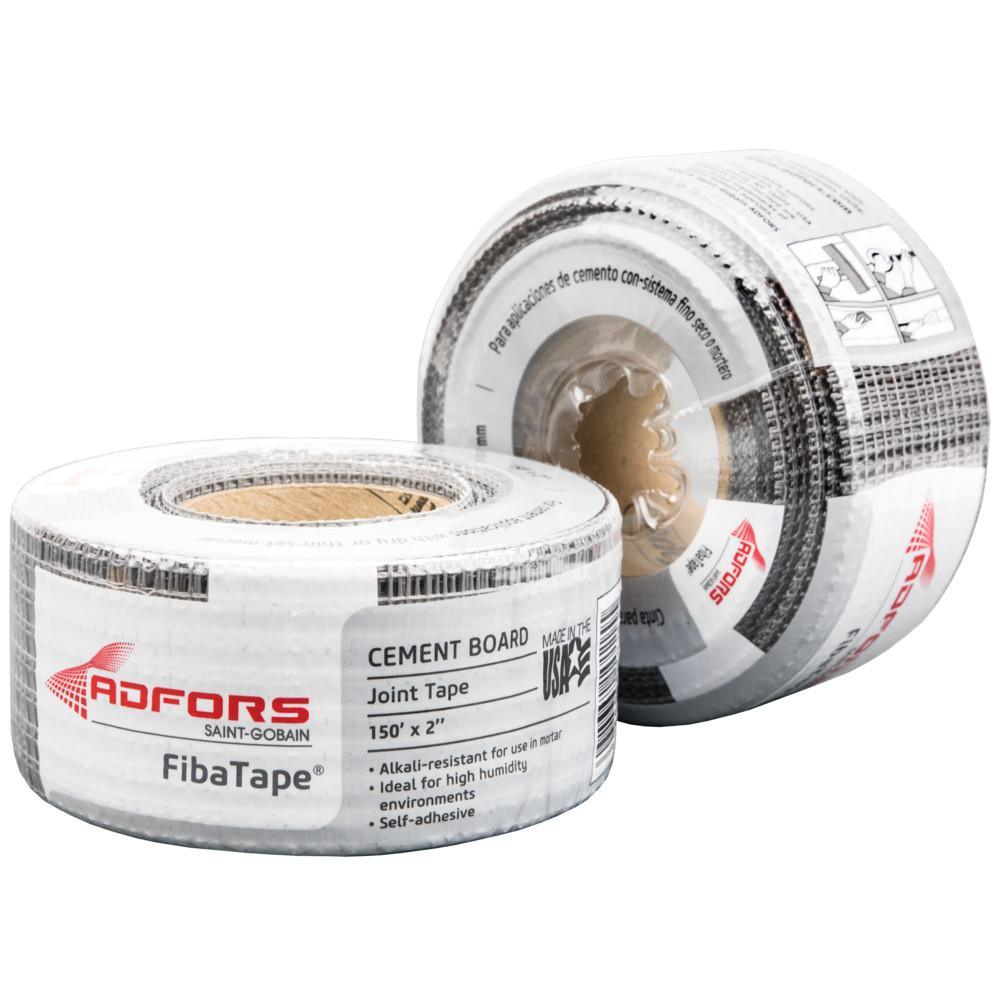 FibaTape Alkali-Resistant 2 in. x 150 ft. Self-Adhesive Mesh Cement Board Tape - Super Arbor