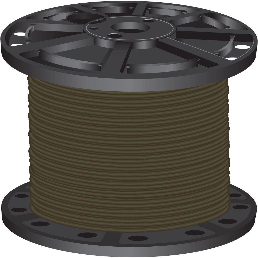 500 ft. 6 Black Stranded CU SIMpull THHN Wire - Super Arbor