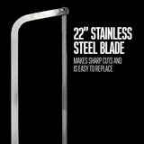 22 in. Stainless-Steel Butcher Meat Saw
