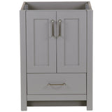 Westcourt 30 in. W x 21 in. D Bathroom Vanity Cabinet Only in Sterling Gray - Super Arbor