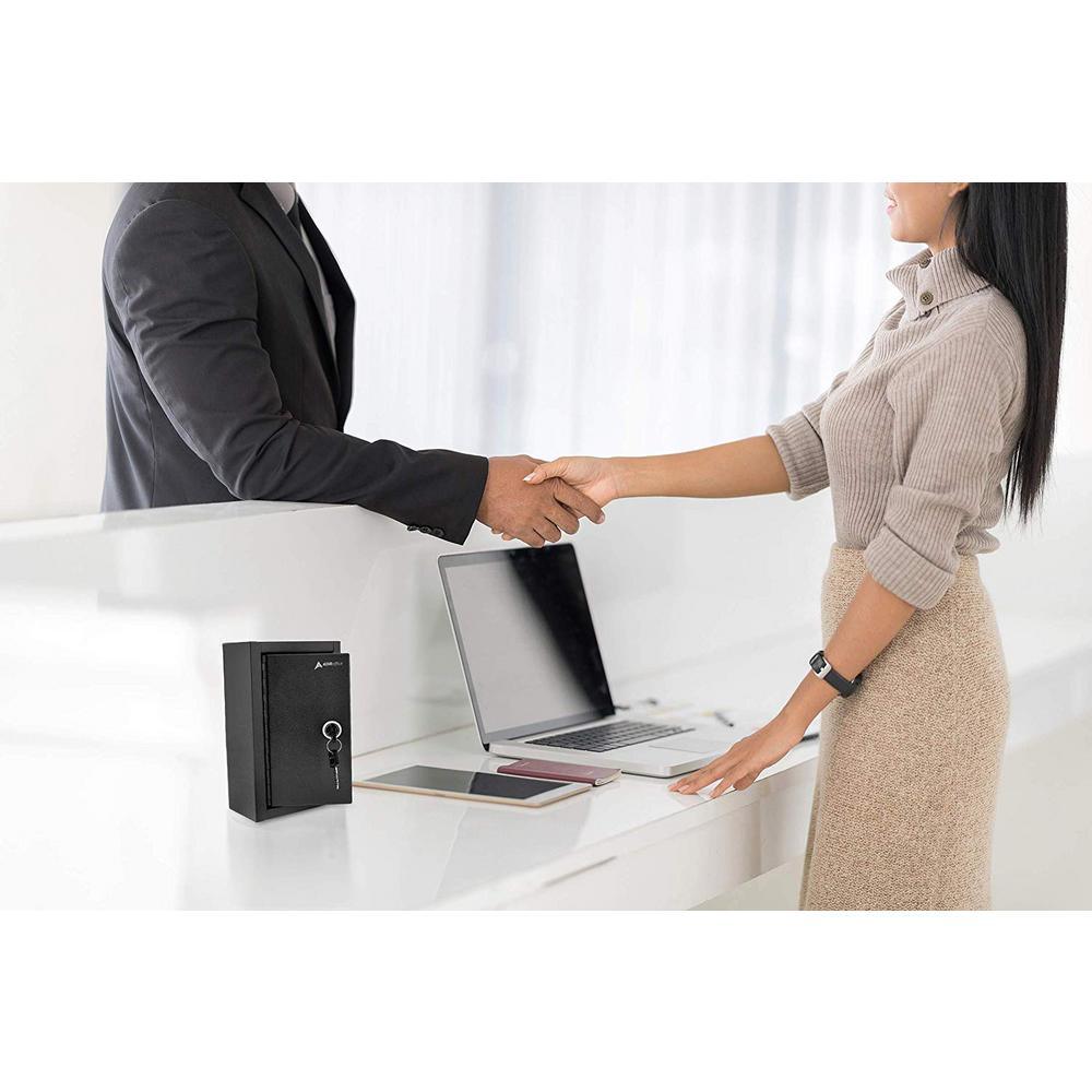 Black Commercial Grade Large Storage Key Drop Box - Super Arbor