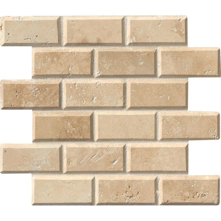 MSI Tuscany Ivory 12 in. x 12 in. x 10mm Honed Beveled Travertine Mesh-Mounted Mosaic Tile (10 sq. ft. / case)