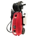 All Power 2000 PSI 1.6 GPM Red Electric Pressure Washer with Hose Reel for Buildings, Walkway, Vehicles and Outdoor Cleaning