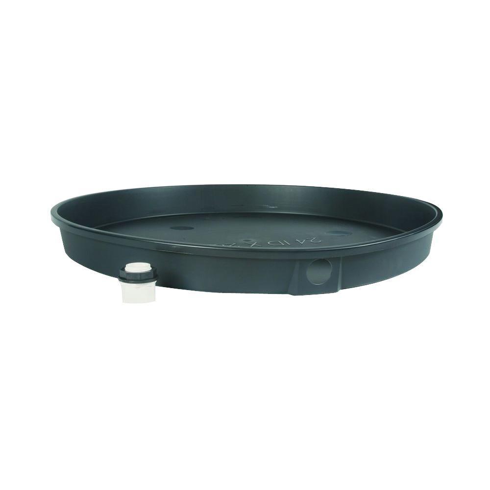 24 in. Plastic Drain Pan - Super Arbor