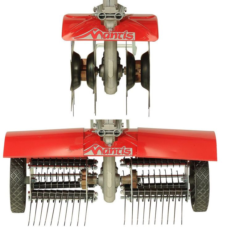 Mantis Aerator and Dethatcher Combo for Tillers