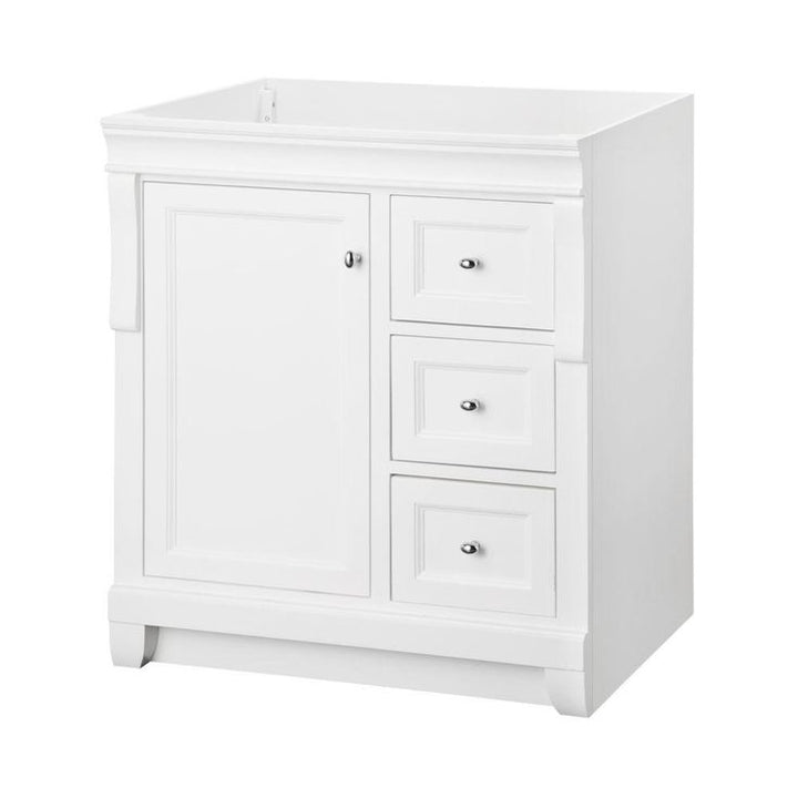 Naples 30 in. W x 21.75 in. D Bath Vanity Cabinet in White