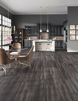 Style Selections Forged Oak 12-mil x 7-in W x 48-in L Waterproof Interlocking Luxury Vinyl Plank Flooring
