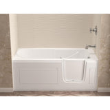 HD Series 60 in. Right Drain Step-In Walk-In Soaking Bath Tub with Low Entry Threshold in White - Super Arbor