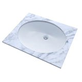 TOTO Rendezvous 17 in. Undermount Bathroom Sink with CeFiONtect in Cotton White
