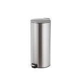 Style Selections 30-Liter Stainless Steel Steel Commercial Trash Can with Lid
