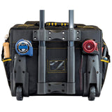 18 in. 18-Pocket Pro Rolling Tool Bag in Black - Super Arbor