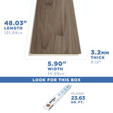 Shaw Matrix with Advance Flex Technology 12-Piece 5.9-in x 48.03-in Dockside Hickory Luxury Vinyl Plank Flooring