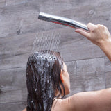 12-spray 5 in. High PressureDual Shower Head and Handheld Shower Head in Chrome