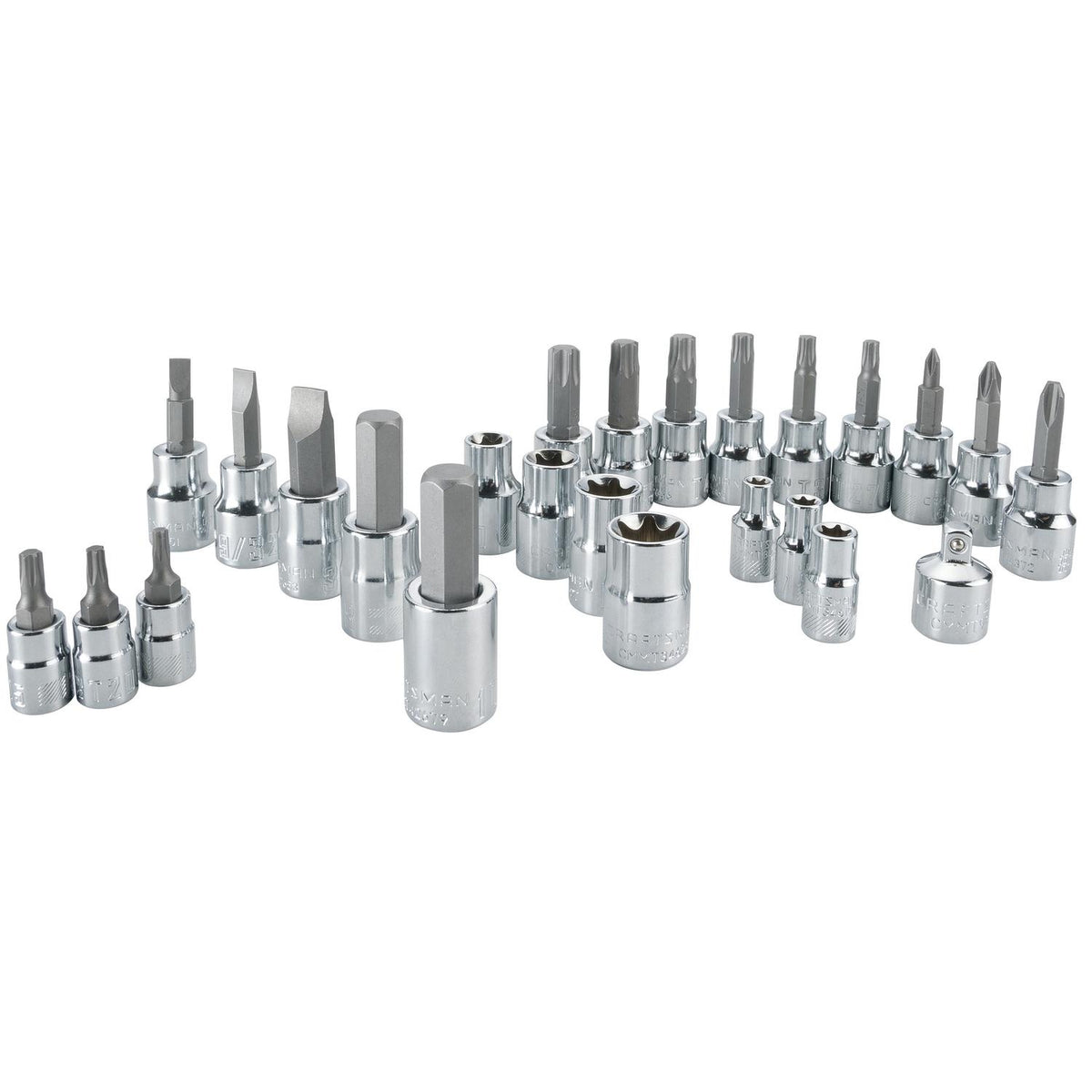 Craftsman 25 pc 1/4 and 3/8 in. Drive 6 Point Socket and Bit Set