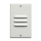 Step And Hall Hardwired 120-Volt White Vertical Integrated LED Stair Light - Super Arbor
