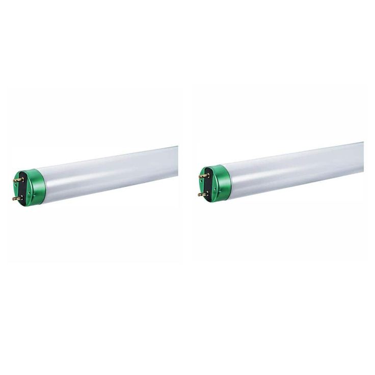 Philips 32-Watt 4 ft. Linear T8 ALTO Fluorescent Tube Light Bulb Daylight (5000K) (2-Pack)