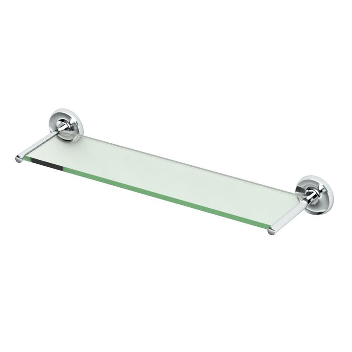 Designer II 22.5 in. W Glass Shelf in Chrome - Super Arbor